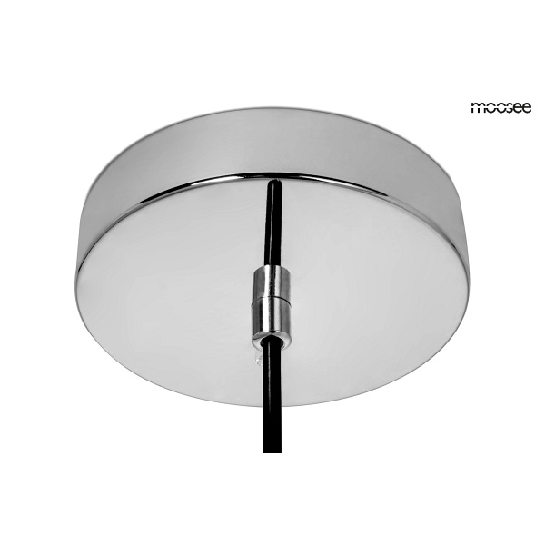 Lampa wisząca DISCO srebrna - Moosee